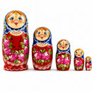 5 pcs Nadezhda Nesting Dolls 7 Inches