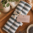 Lavender Neck Wrap Heating Pad | Fabric Varies | 28" x 4" | Our Lavender Co