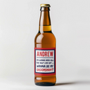 Need Help Groomsman Beer Label