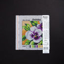 Needlepoint canvas for halfstitch without yarn Pansy 2757D - Printed Tapestry Canvas