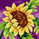 Sunflower Floral Needlepoint Canvas by Orchidea 2758D