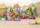 Cushion cross stitch kit "Butterfly" 9379