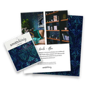 Peel and Stick Wallpaper - Neela / Blue