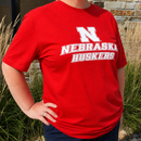 SALE | Nebraska Huskers N Unisex T-Shirt | Red | Multiple Sizes | Lou's Sporting Goods | 25N6DT104