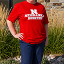 SALE | Nebraska Huskers N Unisex T-Shirt | Red | Multiple Sizes | Lou's Sporting Goods | 25N6DT104