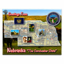 Greetings From The Cornhusker State Magnet | 4" x 2" | Nebraska State Historical Society