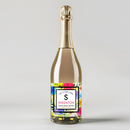 Neon Roses Champagne Label