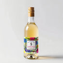 Neon Roses Mini Wine Label