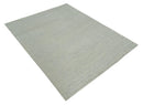 Neutral Contemporary 8x10 Medallion Beige 8x10 Hand knotted wool area rug