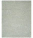 Neutral Contemporary 8x10 Medallion Beige 8x10 Hand knotted wool area rug