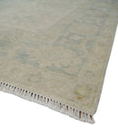 Neutral Tone Traditional Camel and Silver Antique Style Hand knotted Wool Area Rug
