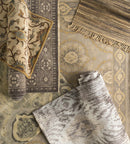 Caesar  Hand Tufted Tan 1012 Wool Rug