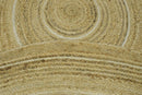 100% ALL NATURAL FIBER HAND BRAIDED BOHO ROUND JUTE RUG | JR5