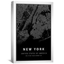 New York Black Canvas