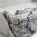 New York Marble Fluted Wall-Mount Sink - 28"x16"x5" - Honed