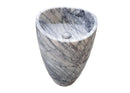 New York Marble Designer Pedestal Stand-Alone Sink (W)22" (L)22" (H)34" product shot