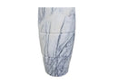New York Marble Designer Pedestal Stand-Alone Sink (W)22" (L)22" (H)34" front view 2