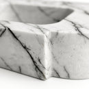 New York Marble Stepped Rectangular Wall Mount Sink - 28"x18"x6" - Honed