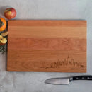 New York New York Script Cutting Board