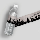 New York Vintage Water Bottle Labels