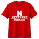 SALE | Nebraska Huskers N Unisex T-Shirt | Red | Multiple Sizes | Lou's Sporting Goods | 25N6DT104