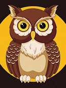 Night Owl WD308 5.9 x 7.9 inches Wizardi Diamond Painting Kit