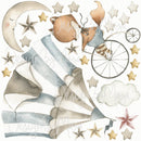 Circus Fun Bunny and Friends - Fabric Nursery Wall Art Decals