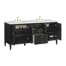 James Martin Myrrin 72" Single Bathroom Vanity, Carbon Oak