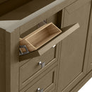 James Martin Chicago 60" Double Vanity Cabinet, Walnut Whisper