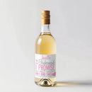 No Frilly Bridesmaid Mini Wine Label