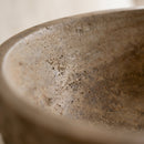 Noce Brown Travertine Oval Vessel Sink - 21"x16"x6" - Honed