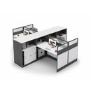 Norven · L-Shaped Cubicle Office Workstation