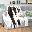 Noir Brush Work A Blanket
