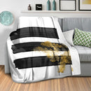 Noir Brush Work B Blanket