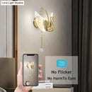 DecorBites™ Nordic Art Deco LED Swan Wall Lamp  for Bedroom Bedside wall Living Room Hallway Indoor Lighting