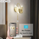 DecorBites™ Nordic Art Deco LED Swan Wall Lamp  for Bedroom Bedside wall Living Room Hallway Indoor Lighting