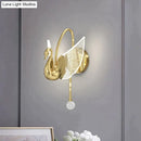 DecorBites™ Nordic Art Deco LED Swan Wall Lamp  for Bedroom Bedside wall Living Room Hallway Indoor Lighting