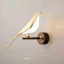 DecorBites™ Nordic Art Deco LED Swan Wall Lamp  for Bedroom Bedside wall Living Room Hallway Indoor Lighting