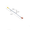 Black Long-Arm Nordic Reading Wall Lamp