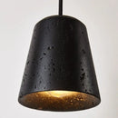 Nordic black travertine pendant light dining room warm led interior