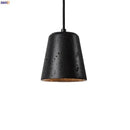 Nordic black travertine pendant light dining room warm led interior