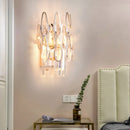 DecorBites™ Nordic Chrome Sconce Light with Crystal Teardrop Shade - 1 Light Wall Mount for Living Room
