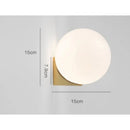 Nordic Circle Light Fixture for Bedroom & Hallway Lighting