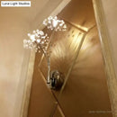 DecorBites™ Nordic Creative Crystal Flower Dandelion Wall Lamps for Bathroom Bedroom Bedside Lamp Living Room
