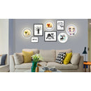 Nordic Crystal Circular Lamp with Simple LED Design for Living Room & Bedroom