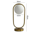 Nordic gold oval glass ball led desk lamp for bedroom