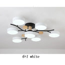 Nordic LED Ceiling Light for Living Room in Soft Macaron Style