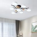 Nordic LED Ceiling Light for Living Room in Soft Macaron Style