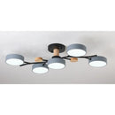 Nordic LED Ceiling Light for Living Room in Soft Macaron Style
