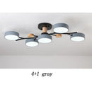 Nordic LED Ceiling Light for Living Room in Soft Macaron Style